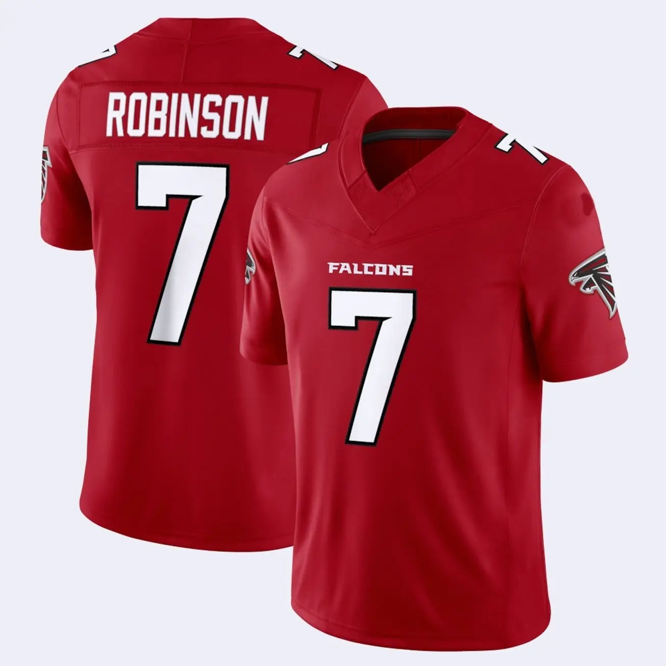 Atlanta Football Jersey #18 Cousins #7 Robinson #5 London - Game Day Red Fan Apparel, Gift For Fans, Trending 2026 J