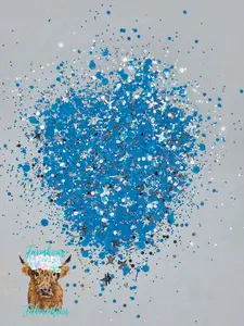 "Sex in the Driveway" Custom Mix / Polyester Glitter / Tumbler Glitter / Blue Glitter