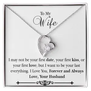 Forever Love Necklace - I may not your first date - anniversary gift