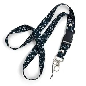 Music Notes Neck Strap & Lanyard