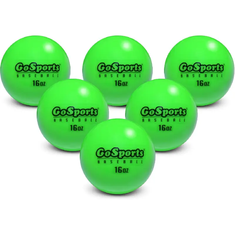 Durable Rubber Weighted Training Balls - 16 oz Limited Flight Option - Choose Baseball or Softball - For Hitting & Pitching, All Skill Levels - Boost Power & Mechanics