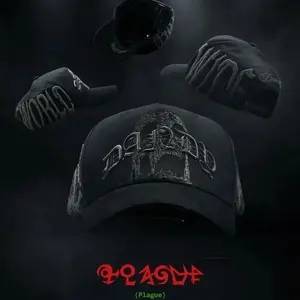 Da'nd'y Plague Embroidered Baseball Cap for Men & Women, Cotton Blend, One Size Fits Most, Stylish Streetwear Accessory