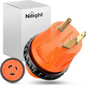 Nilight 30 A to 30A RV Power Adapter Twist Locking Connector TT-30P Male Plug L5-30R Female Receptacle for Generator Camper Caravan Shore Converter Visit the Nilight Store
