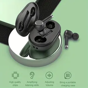 Rechargeable Hearing Amplifier for Seniors, Noise Reduction Sound Device,  Non-Button Cell Battery