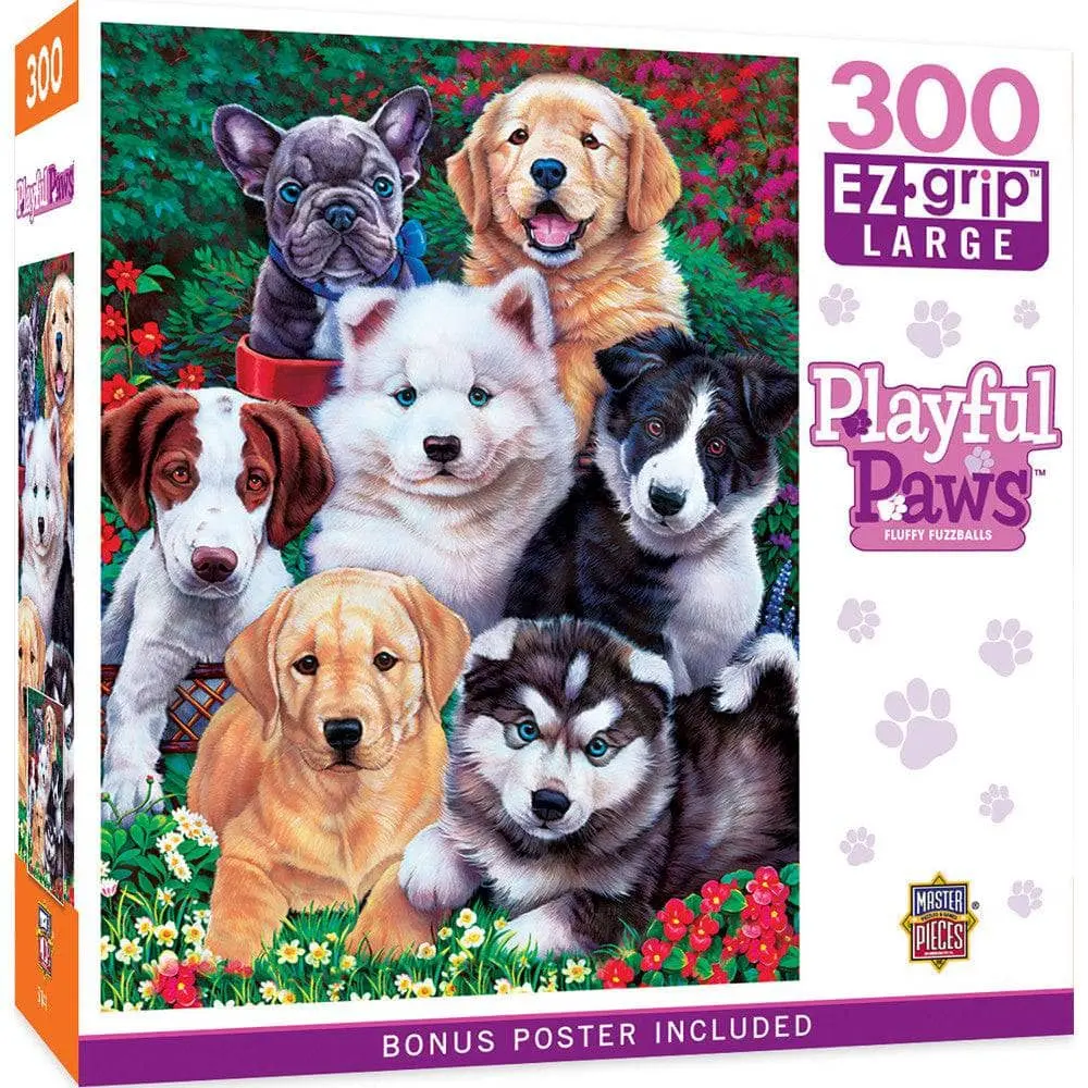 Playful Paws - Fluffy Fuzzballs 300 Piece EZ Grip Puzzle