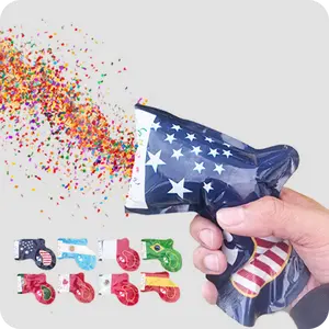 Inflatable Confetti Guns – Handheld Party Poppers  Family Parties