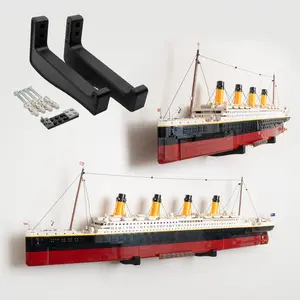 Vertical Wall Mount For Ship Brick Set - 10294 - Ultimate Collectors Display Solution (Set NOT Included)