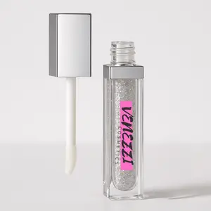 Venezzi cosmetics - Strawberry scented lip gloss with led and mirror viral glossy lip gloss led with gloss shimmer clear gloss glitter gloss makeup festival gloss party gloss Lipstick Hydrate