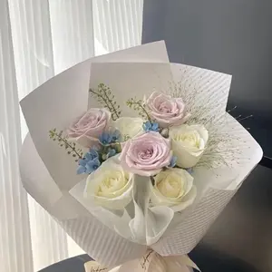 Korean Flower Wrapping Paper Luxury Floral Paper for Elegant Bouquets and Gift Wrapping