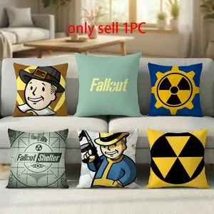 Fallout Shelter game sci-fi survival retro Pillow Case new style printing Pillowcase Anti-dustmite Invisible zipper silky short plush Sofa cushion cover polyester microfiber queen king bed home