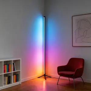 Modern RGB LED Ambient Light, 39.37 Inches, Music Sync, Button Control, USB Powered, Ideal for Living Room, Bedroom, Game Room Decor