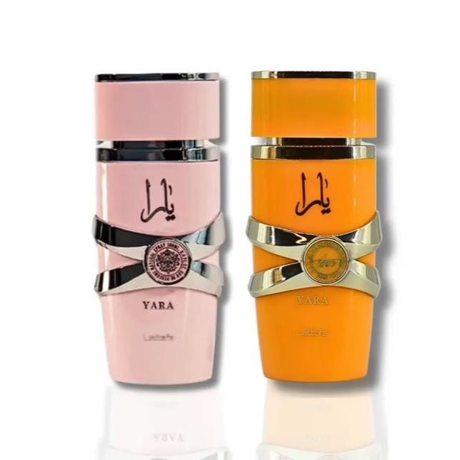 Lattafa for Women Yara Eau de Parfum Gift Set - 3.4 Ounce/100 ml each - Tropical Aromas