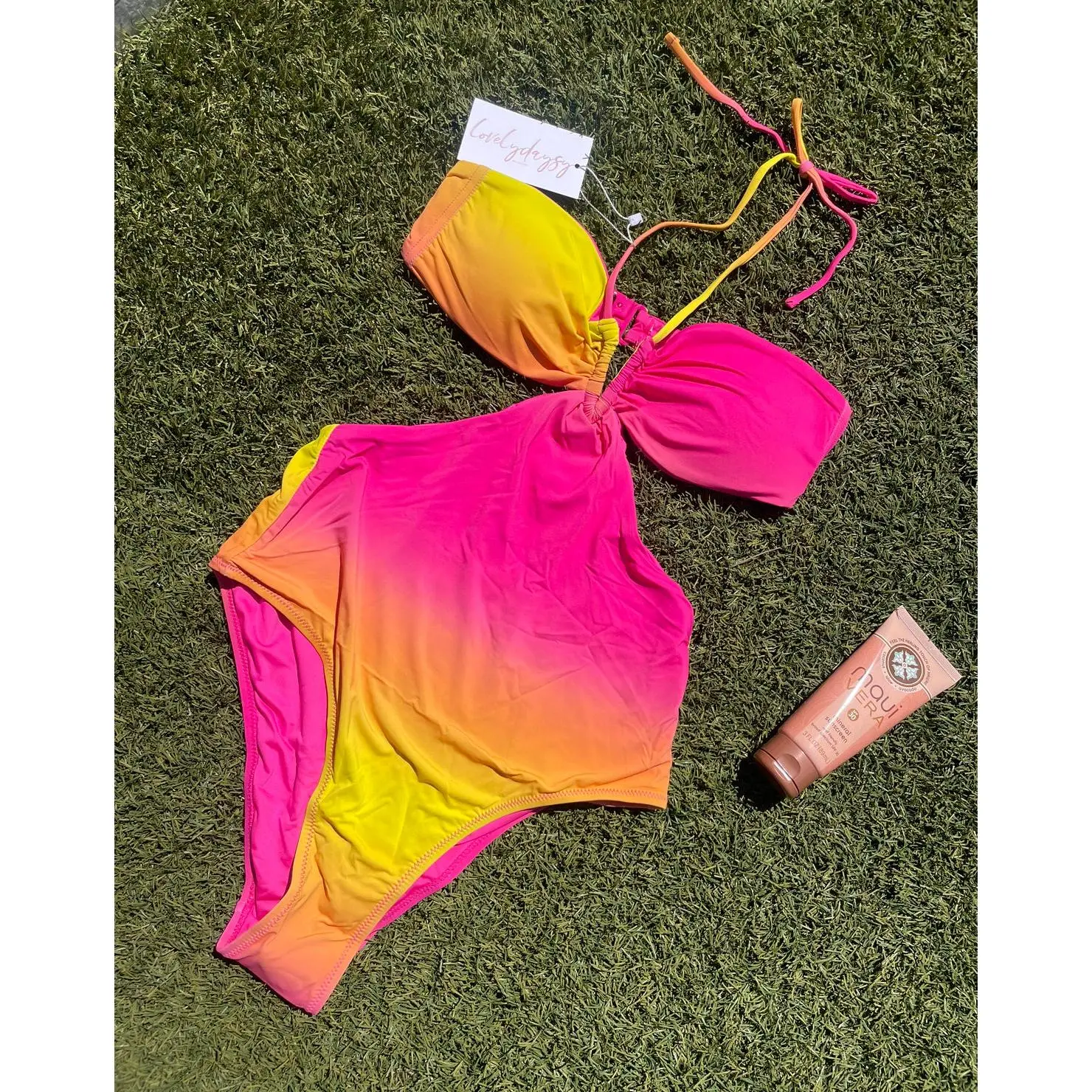 One Piece Pink Swirl