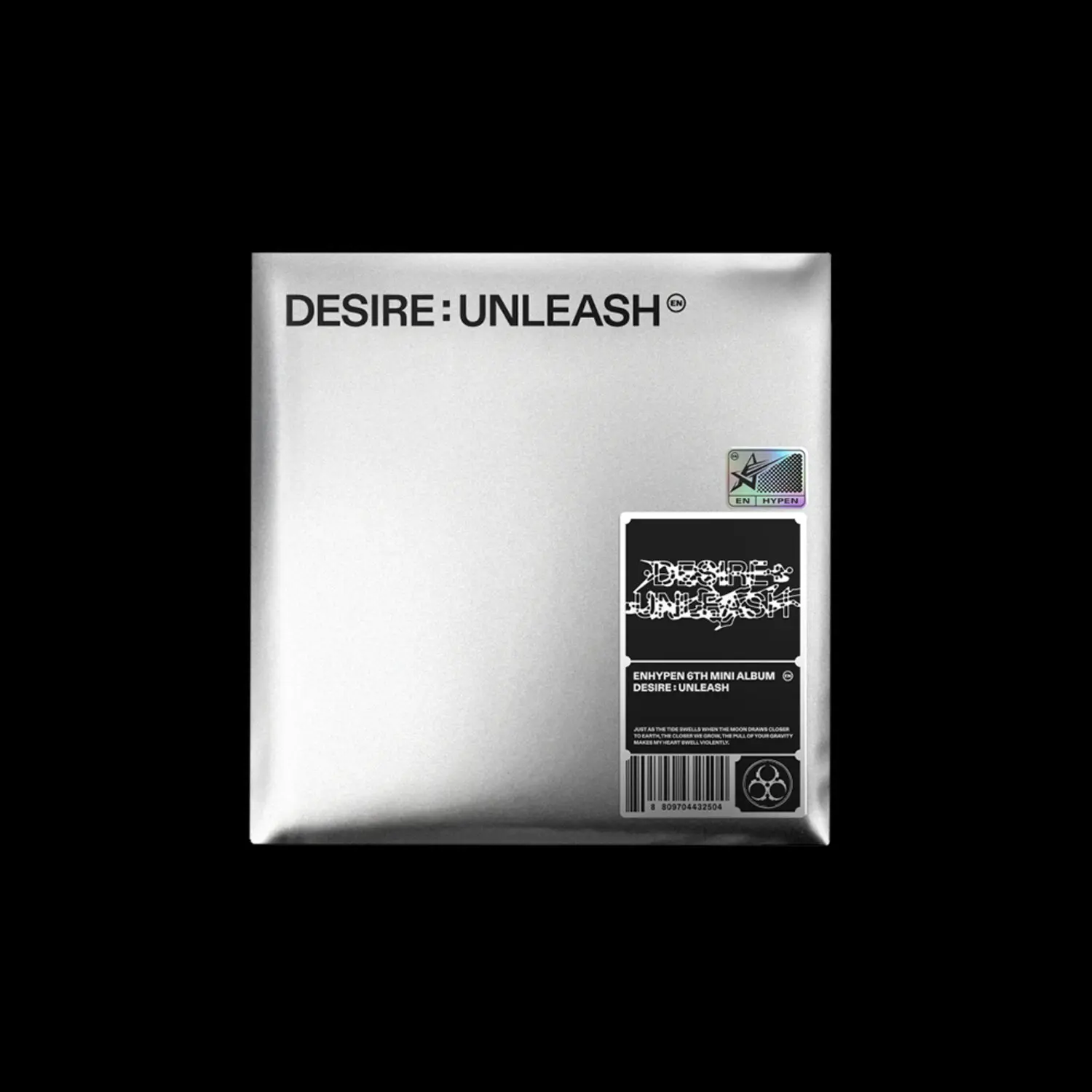ENHYPEN - Desire : Unleash [Engene Ver.]  [COMPACT DISC - CD] With Booklet, Photos, Poster, Stickers