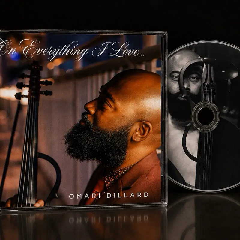 Omari Dillard On Everything I Love Soul Violinist Compact Disc Musical Album