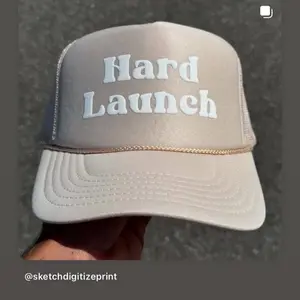 Hard Launch Trucker Hat - Stylish Comfortable Adjustable Fit Breathable Fabric Unisex Gift Idea