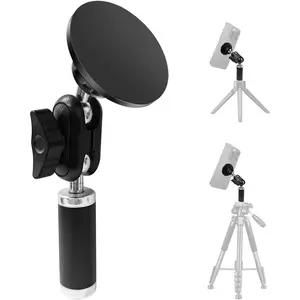 Phone Tripod Mount for MagSafe,  Tripods Phone Mount Adapter with 1/4" Screw,  Tripod Mounts Adapter Free Adjustment Joints Smartphone Holder for  16/15/14/13/12 Series