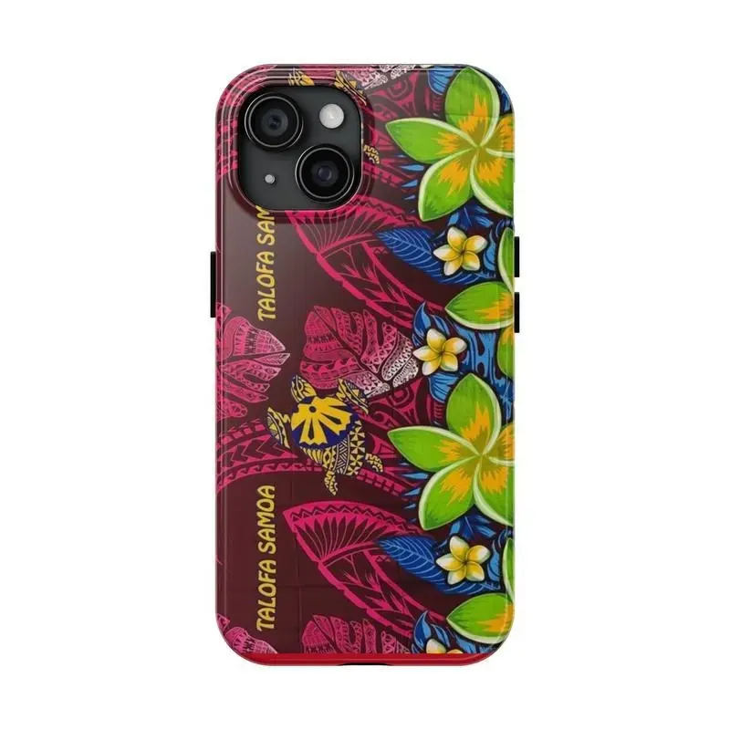 Talofa Samoa Tribal Phone Case for iPhone 17 16 15 14 13 12 Pro Max Mini Samsung S26 S25 S24 S23 S22 S21 Ultra Plus FE MagSafe compatible