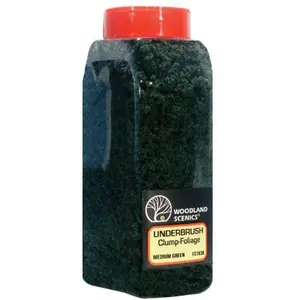 Woodland Scenics FC1636 N/HO Underbrush Shaker medium Green 32 oz Train Scenery