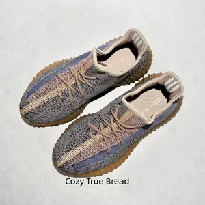 Low-top Sock-style Knit Breathable Anti-slip Vintage Gum Sole Trendy Running Shoes