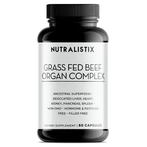 Grass Fed Beef Organ Complex – Ancestral Superfood – Desiccated Liver, Heart, Kidney, Pancreas, Spleen