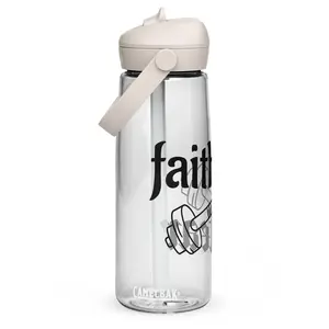 Faith Flip straw water bottle