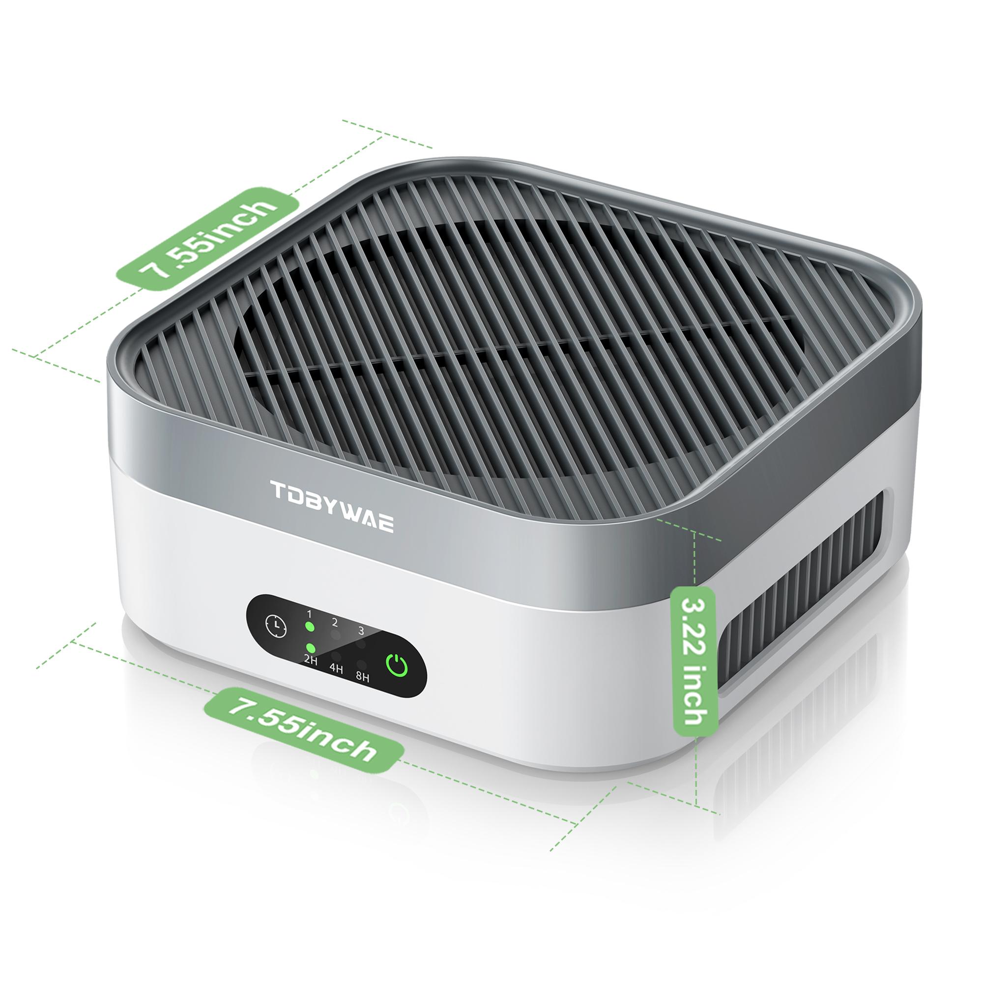 MB-032 Mini Air Purifier,HEPA Air Filter, Allergy Relief, Dust, Pollen, Odor Control, Ideal for Small Room/Car