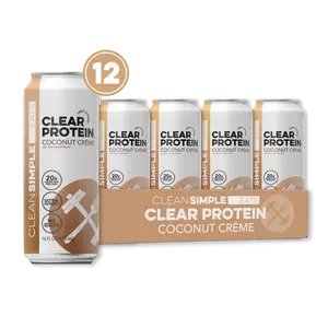 Clear Protein Water: Coconut Créme (16 Oz. | 12 Pack)