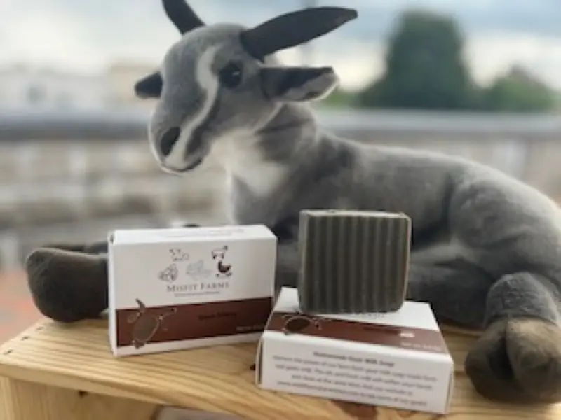 Misfit Farms Handmade Goat Milk Soap for Daily Skin Cleansing - 4 oz Bar Soap