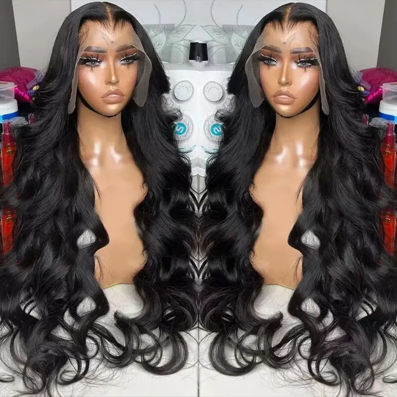 Bling Hair Women's 180 Full Volume Brazilian Human Hair Frontlace Wig - 13x4/13x6 HD Lace Frontal, 360 Pre-Plucked Full Lace, 1.8 Density Body Wave, Soft, Long-Lasting, Heat Resistant, Anti-Tangle