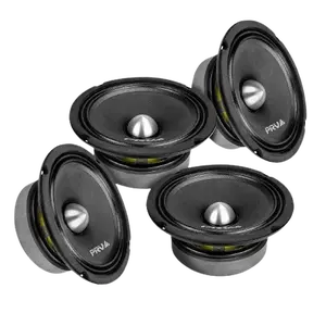 4x PRV Audio 6MR400-4 Bullet Midrange 6.5" Speakers 4 Ohm PRO Car Audio 1600W