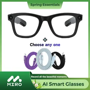 【Ivision6】 AI Smart Glasses with 800W HD Camera OpenAI Recognition, 1080P Anti-Shake Video, Real-Time Translation & Long Battery Life – Ideal for Travel, Meetings & Outdoor, Hands-Free Freedom, Innovative Tech Gift for Holidays & Special Moments Wearable