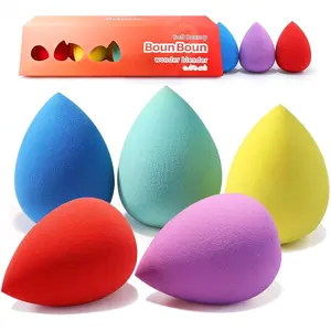BEAKEY Makeup Sponge 5 Pcs Set, Latex-Free Boun Boun Beauty Sponge for Blending, Makeup Sponges for Foundation Liquid Cream and Powder. Blender for Enhanced Make up Application, Gift for Women BEAKEY BEAKEY