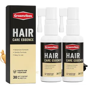 Hair Growth & Gray Reverse Spray, Naturaleaf Anti Hair Loss & Hair Thickening Scalp Serum, Deep Strengthen Hair Root Follicles, Inhibit Premature Grey Hair Formation, Premium Natural Plant Extract Formula, Completely No Side Effects for Daily Use