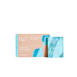 Fig.1 Micellar Oil Cleansing Wipes - Makeup Remover Cleanser, Facial Disposable Wipes
