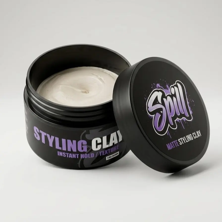 Spill Matte Styling Clay - Instant Hold & Texture for Perfect Hair Styling