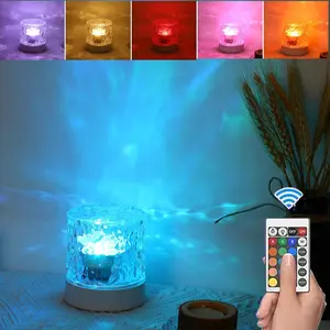 Ocean Wave Ceiling Projector,RGB Colors Changing lamp Show Aurora/Sunset with Remote,Underwater Effect Led Light, Northern Lights Lamp,Lumena Light for Bedroom/Room Decor/Graduation Party  springtok