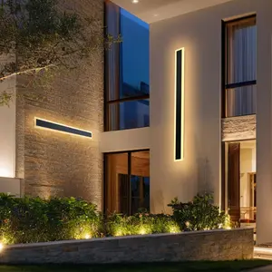 VEVOR  Outdoor Wall Lights, 2 Pack, 39.4 Inch Long Strip Modern Exterior Wall Sconce Light Fixtures, 3000K Warm White, IP65 Waterproof Anti-Rust Outside Wall Mount Lighting, for House, Porch, Garage
