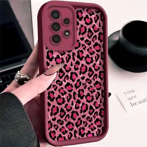 Phone case: Vintage trendy leopard print  phone case for Galaxy S20/S21FE/S22 Ultra/S23+/S24 Ultra/S24 Plus/M10s/M13/M32/A02s/A03/A04e/A05s/A10s/A11/A12/A13/A14/A15/A20/A21s/A22/A23/A24/A25/A30/A30s/A32/A33/A34/A35/A50/A52/A53/A54/A55/A71/A72/A73.