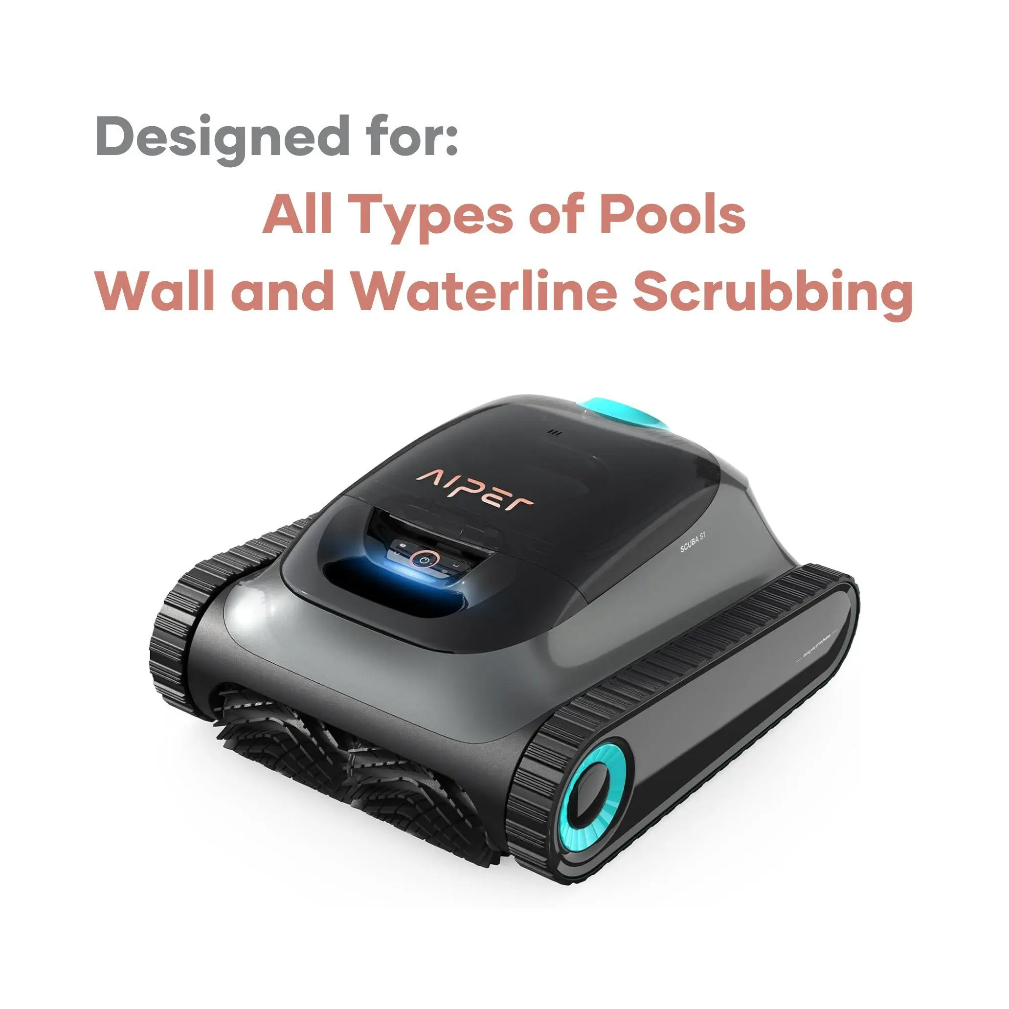 Scuba S1-All pool type with wall climbing function