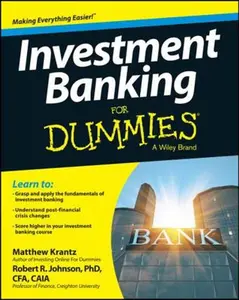USED-Investment Banking for Dummies by Krantz, Matthew (Paperback)