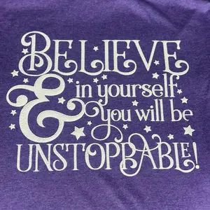 Puff color changing Believe in yourself Tops Shirts hoodie Pullover