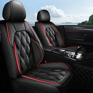 Car Seat Covers For 2/5 Seats, Full Set Universal SeatCoversfor Cars, Waterproof PU Leather Auto Seat ProtectorsCarinteriors Fit For Nissan /Honda /Civic /CRV /Hrv /Kia/Sorento/Toyota /Corolla /4Runner /Camry /Hyundai /Mazda
