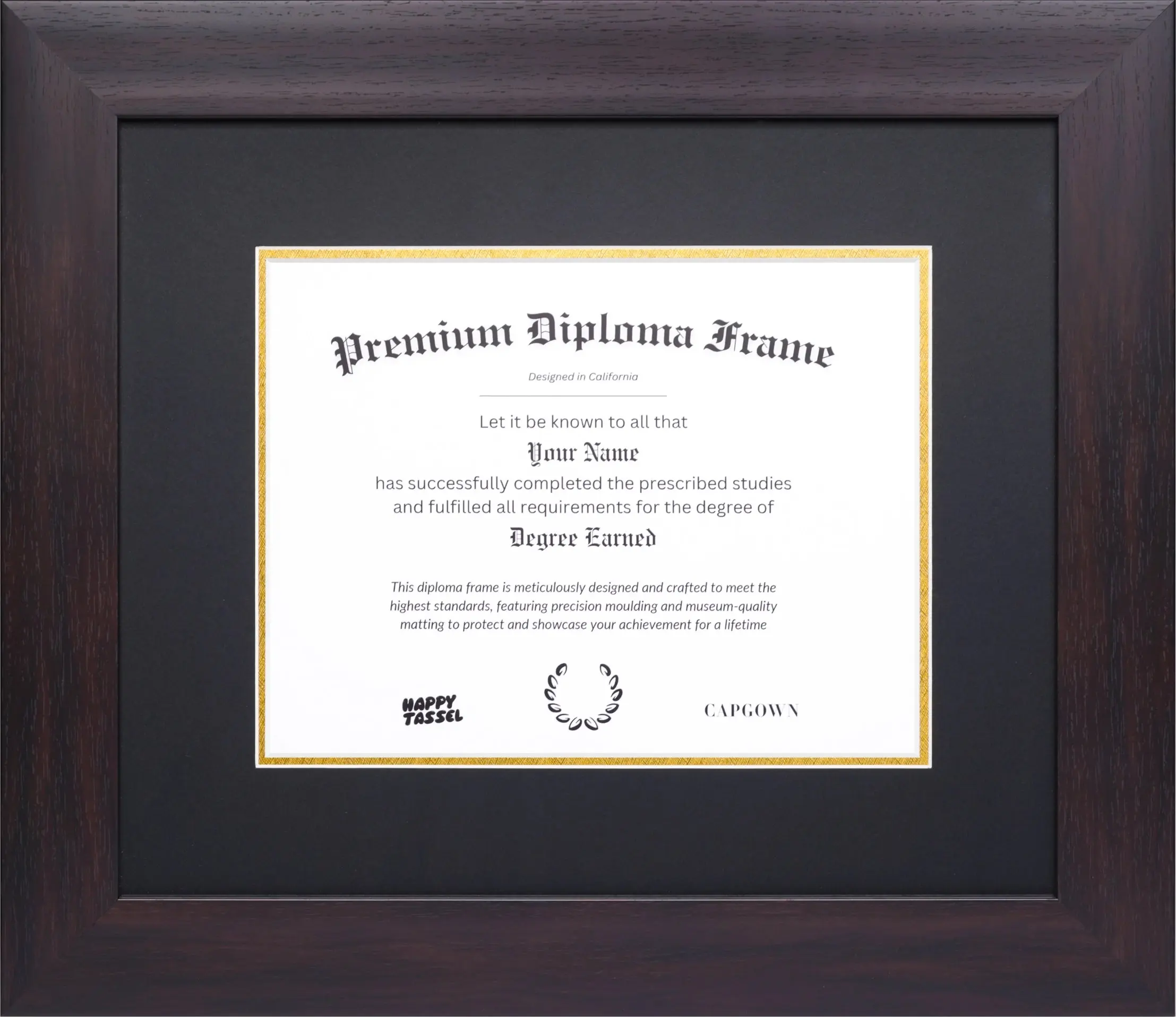 The Modern Diploma Frame