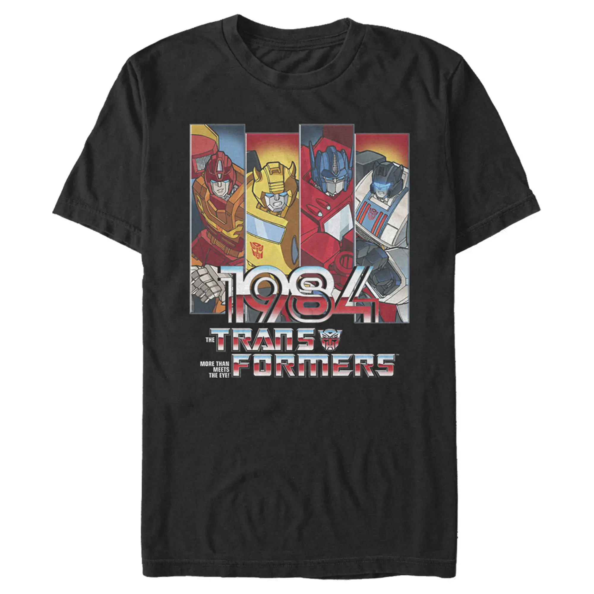 Men's Transformers Autobots 1984 Character Panels T-Shirt