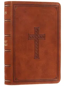 KJV Compact Large Print Lux-Leather Tan - Imitation Leather