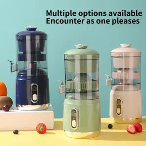 3-Color Electric Citrus Juicer Portable Kitchen Juice Extractor with Pulp Separation Fruit Vegetable Juicer