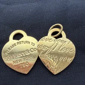 Pre-owned Fourher Jewelry As shown Bag Accessories Tiffany Pendant Elegant Delicate Chain Design Central Pendant for All Occasions Versatile Stylish Jewelry Gift