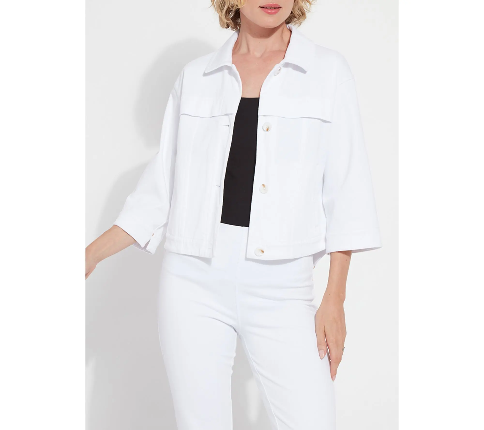 Lysse New York Remi 3/4 Sleeve Denim Jacket