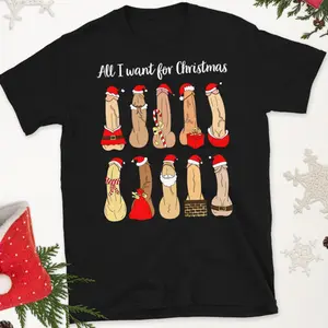 Funny Ugly Christmas Shirt Naughty Adult Tee Inappropriate Holiday Gift Unisex Xmas